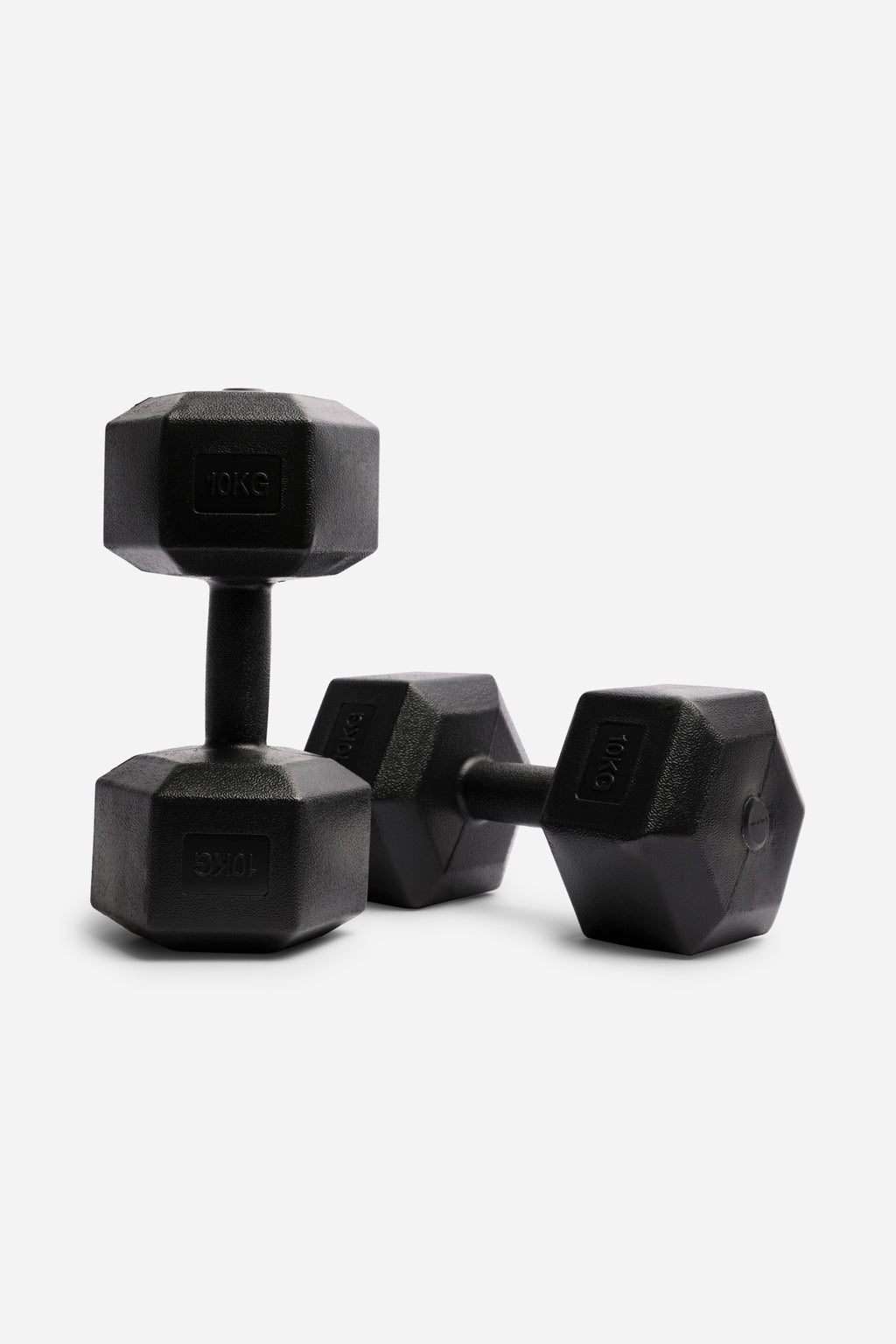 Plastic Hex Dumbbells Pairs (1kg - 10kg)