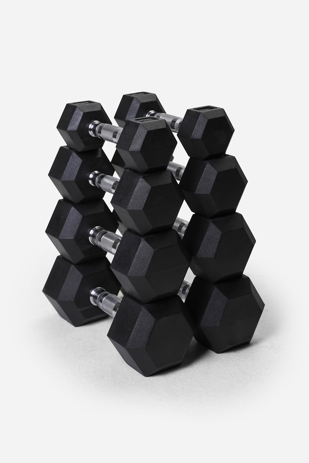 2.5kg-10kg Northern Rubber Hex Dumbbell Set (2.5kg Increments)