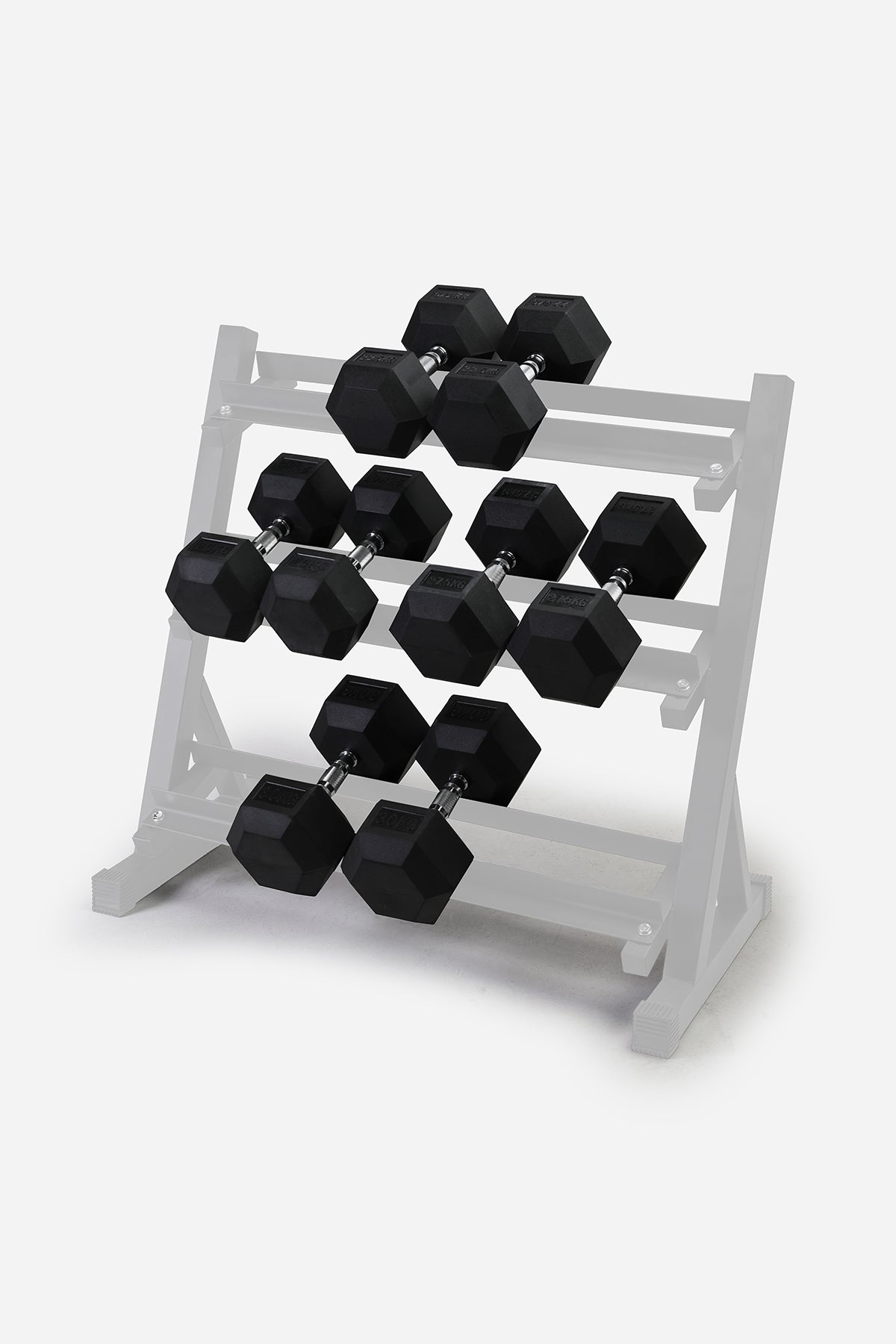 22.5-30KG Hex Dumbbell Set (2.5KG Increments)