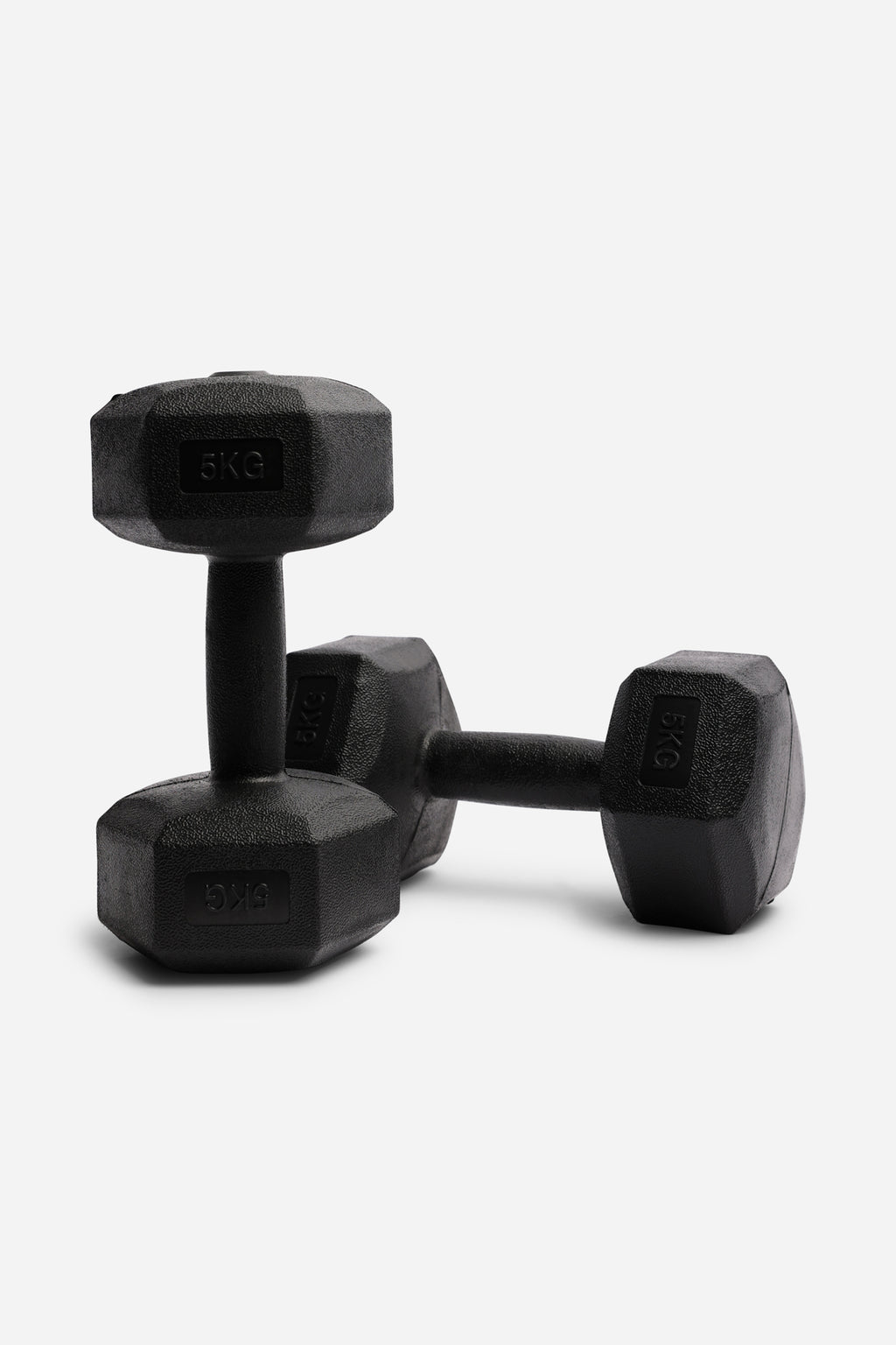 Plastic Hex Dumbbells Pair - 5kg x 2 (10kg)