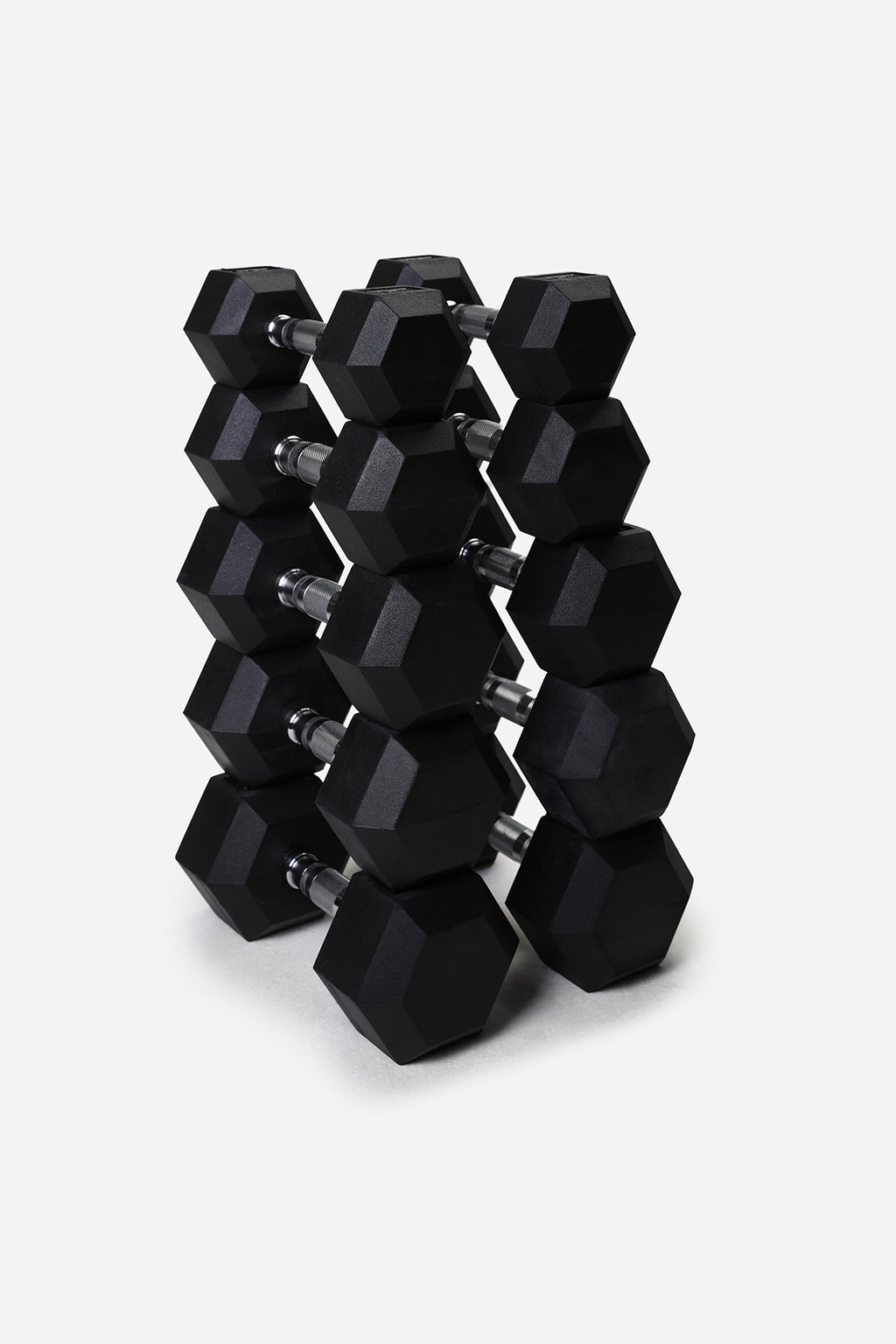 5-15Kg Northern Rubber Hex Dumbell Set (2.5kg Increments)