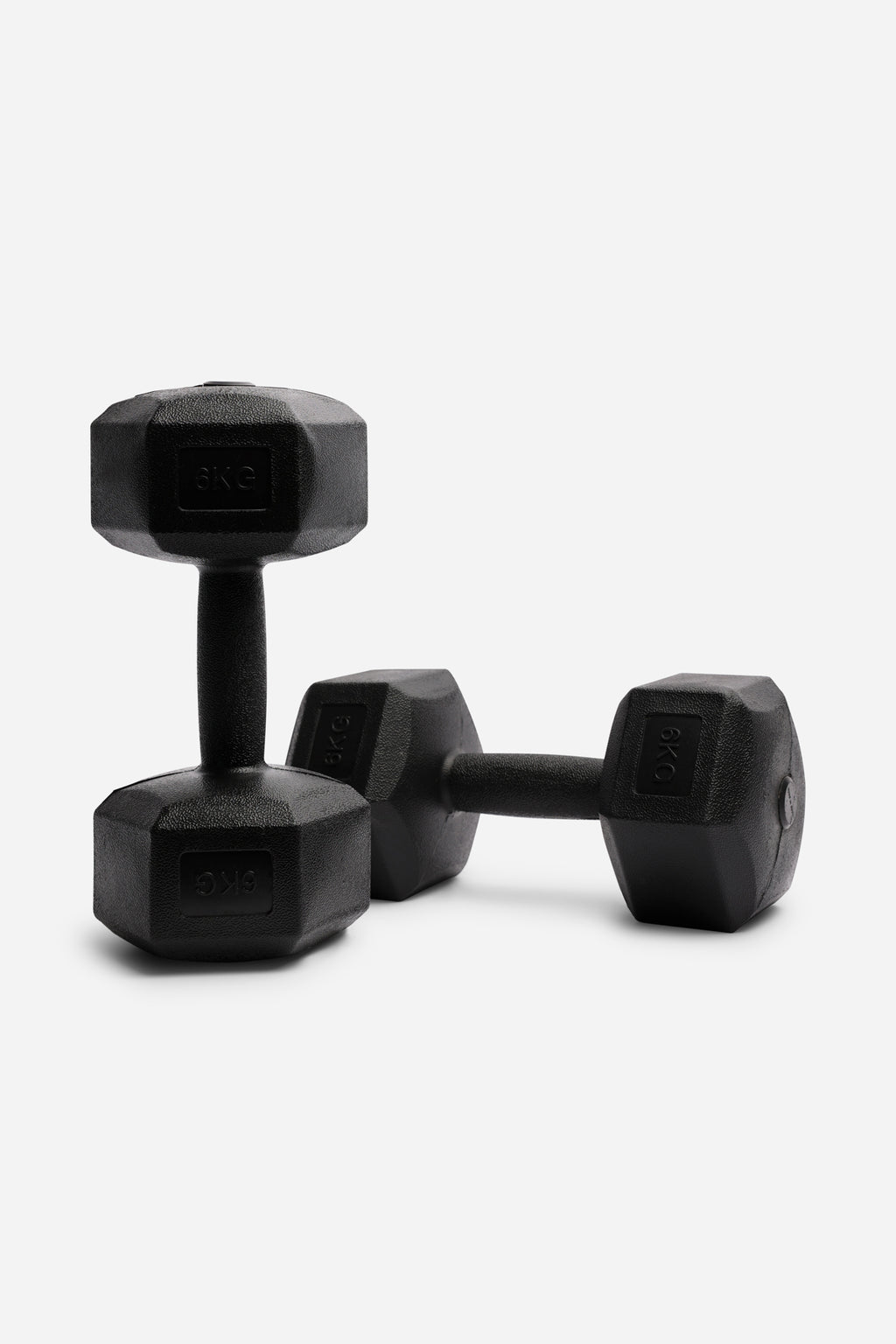 Plastic Hex Dumbbells Pair - 6kg x 2 (12kg)