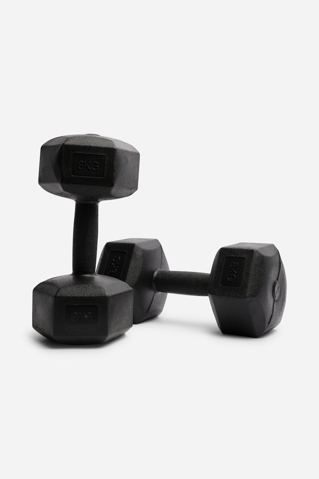 Plastic Hex Dumbbells Pair - 8kg x 2 (16kg)