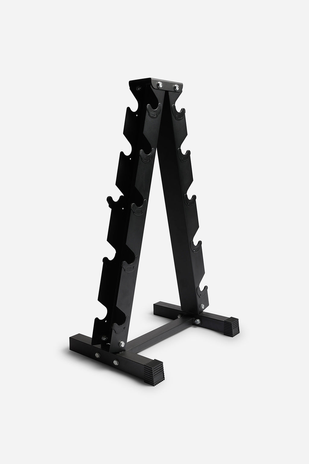 Northern Dumbbell Large A-Frame Storage Holder Rack Black - 5 Tier