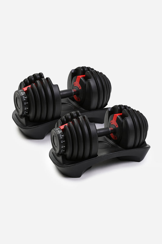 Adjustable dumbbells set Home gym black cheap affordable 1