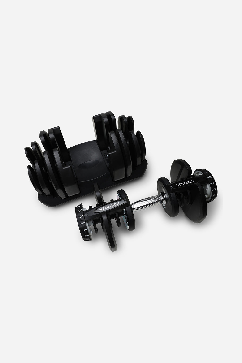 Northern Selectable Adjustable Dumbbell Pair - 40kg x 2 (80kg)