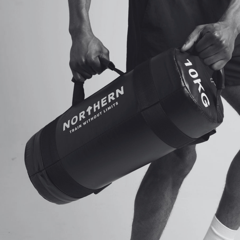 Athlete Holding Northern Sandbag - Powerbag