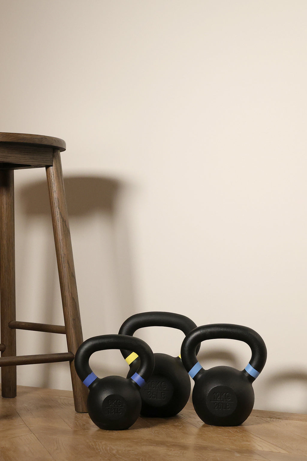 Cast Iron Kettlebell Set 8-16kg
