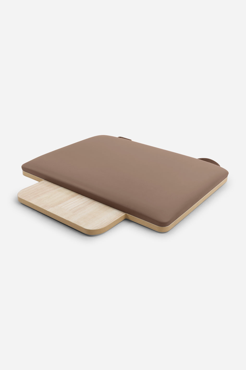 Northern Folding Reformer Bed padded jump board attachment with rubberwood base