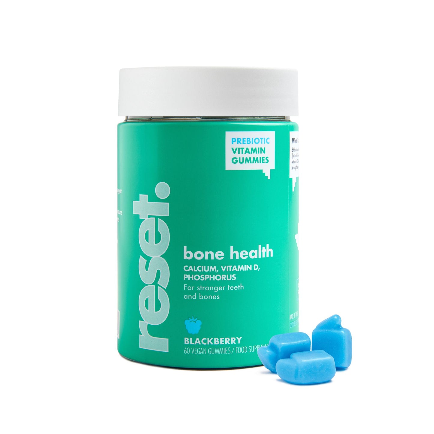 RESET Bone Health Vitamins Gummies Blackberry Flavour 🍇