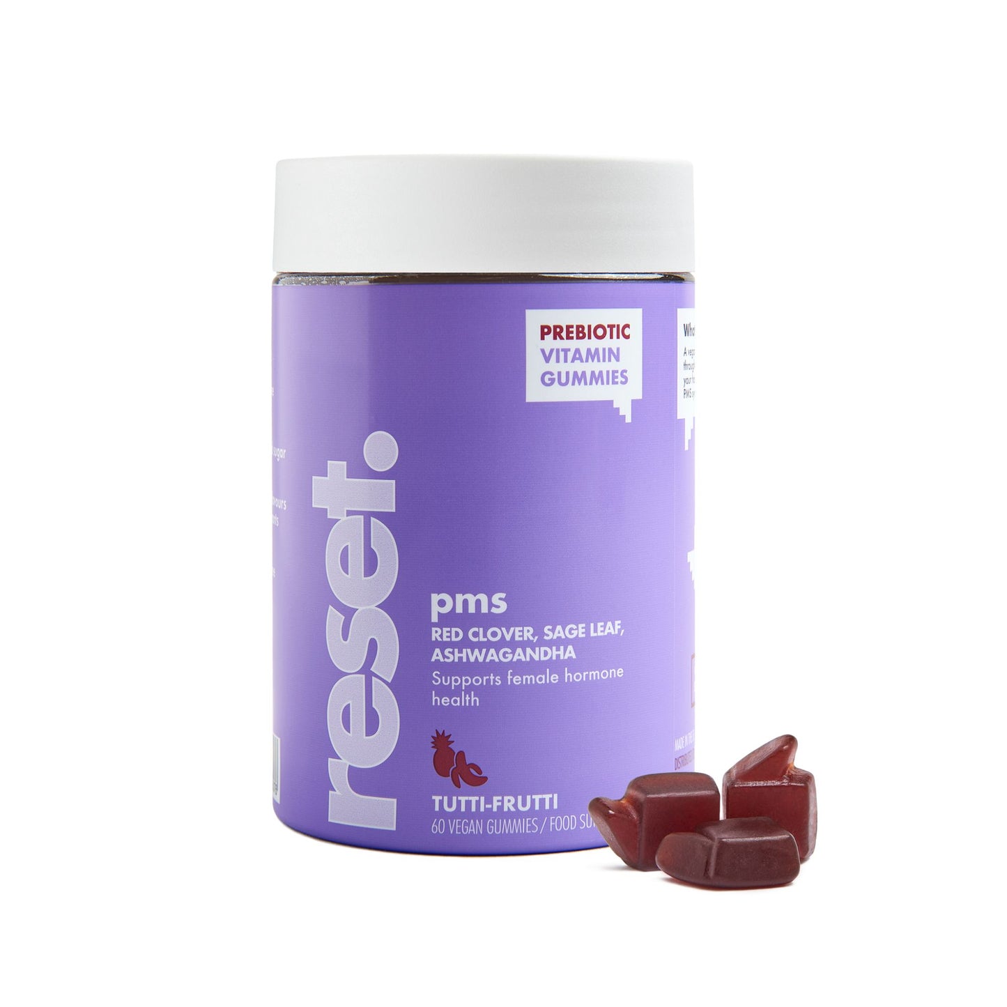 RESET PMS Vitamins Gummies Tutti-Frutti Flavour 🍍