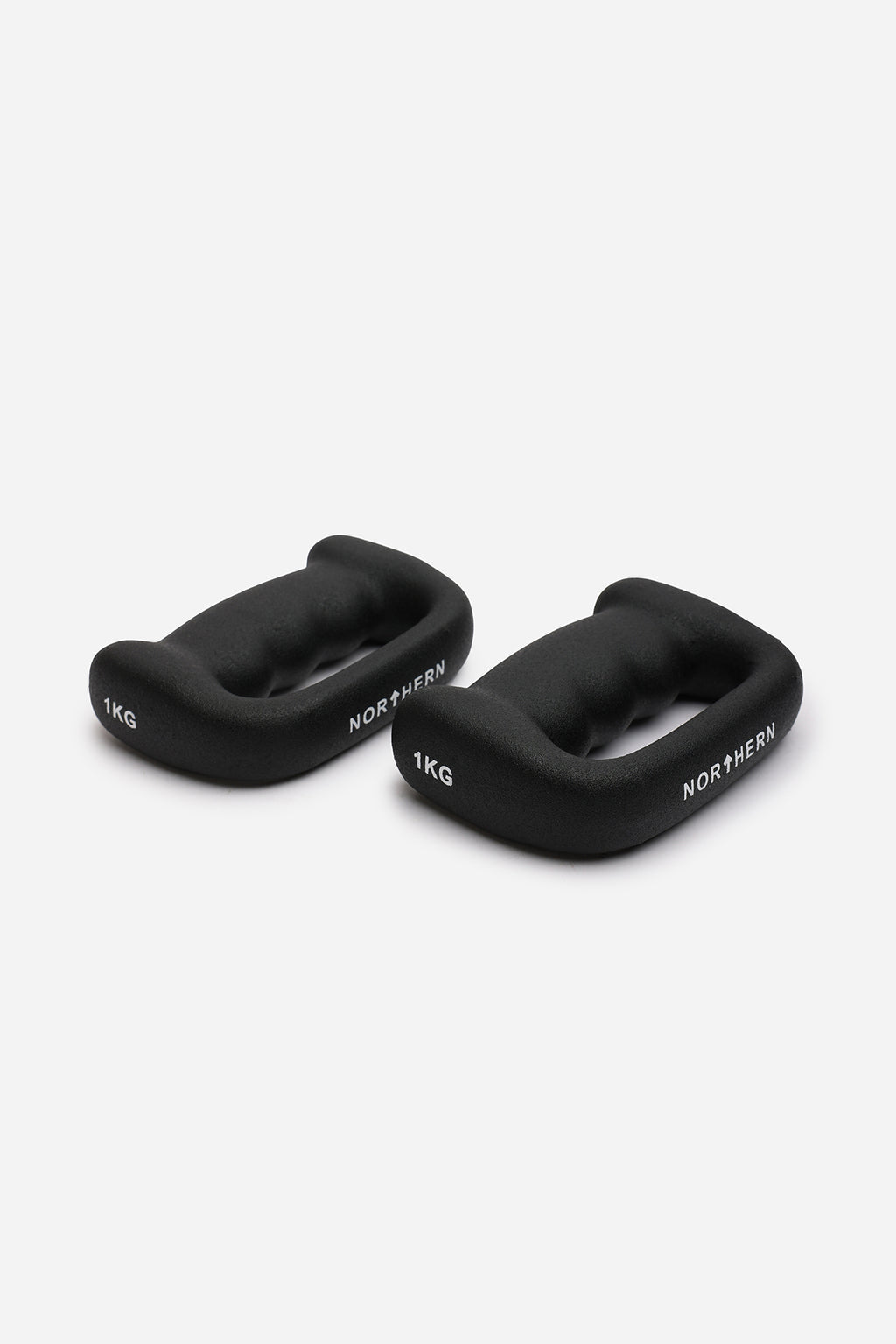 Northern Hand Dumbbells D Shaped Boxing Exercise Weights Pair - 1kg x 2 (2kg)