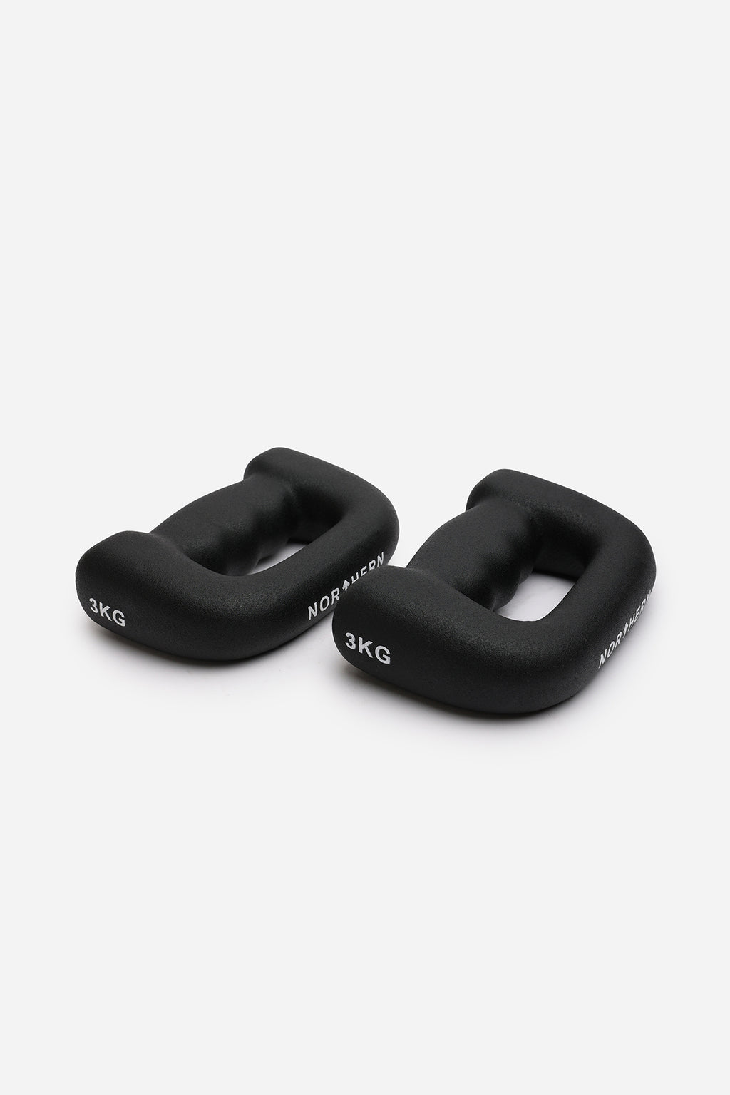 Northern Hand Dumbbells D Shaped Boxing Exercise Weights Pair - 3kg x 2 (6kg)