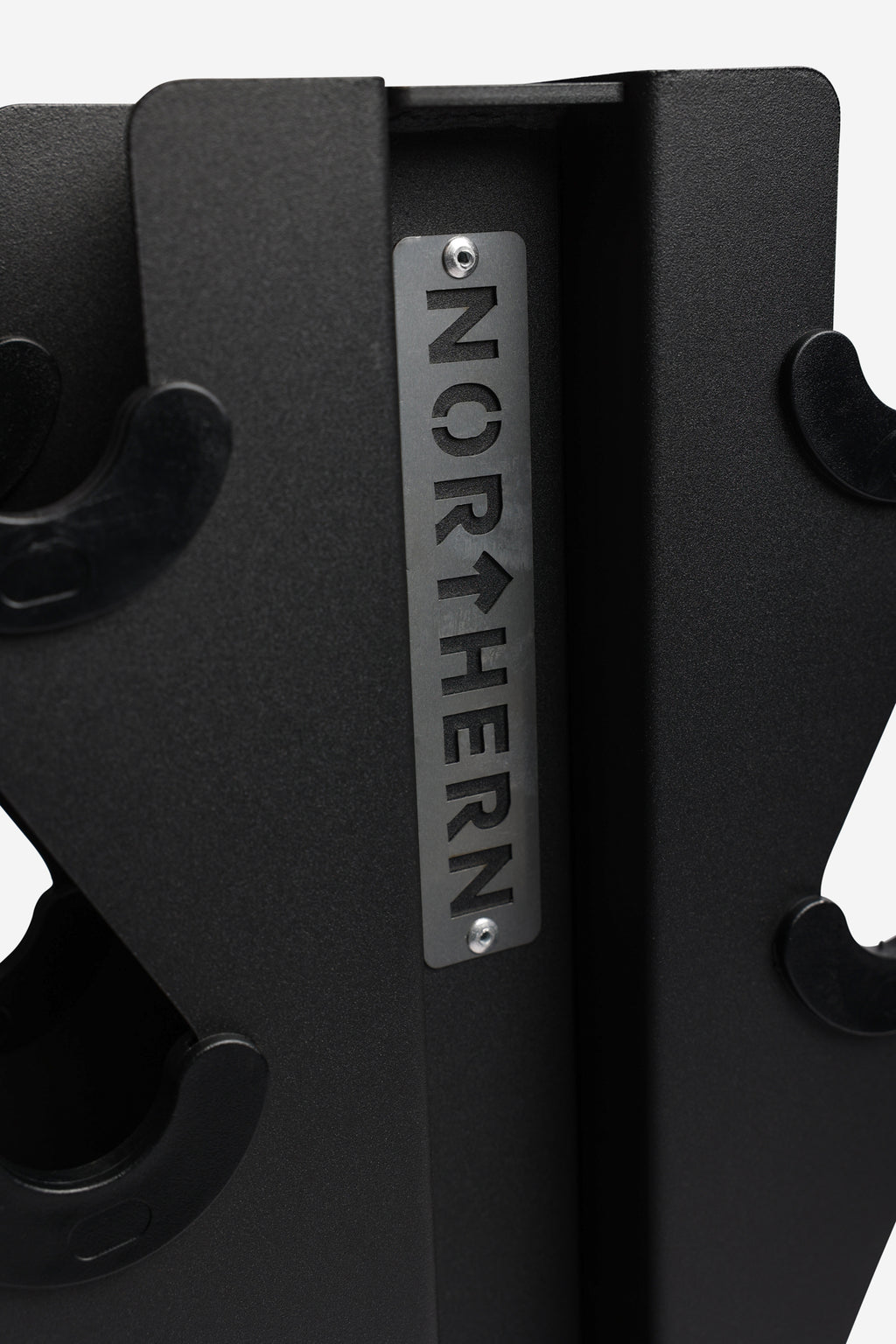 Hex Dumbbell Set + Vertical Dumbbell Storage Rack