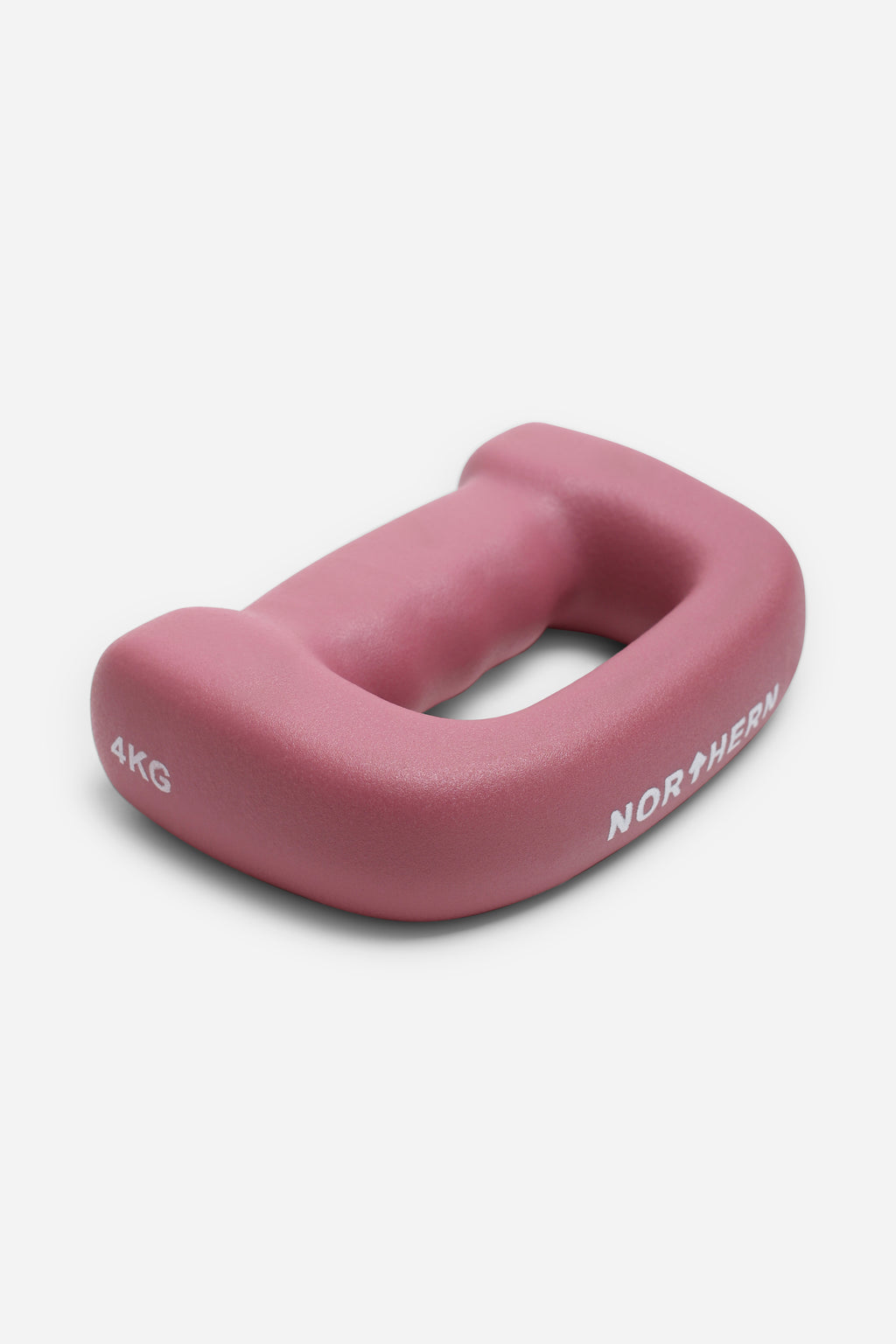 Northern Dusk Pink Hand Dumbbells D Shaped Boxing Exercise Weights Pair - 4kg x 2 (8kg)
