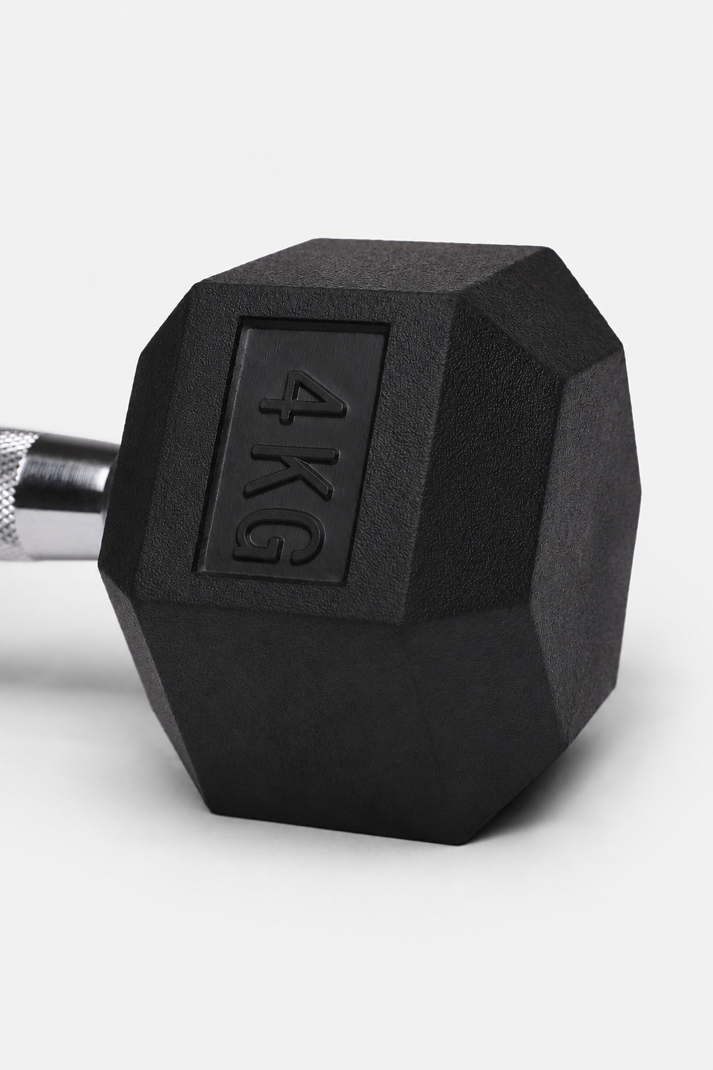 Hex Dumbbell 4kg Close-up View