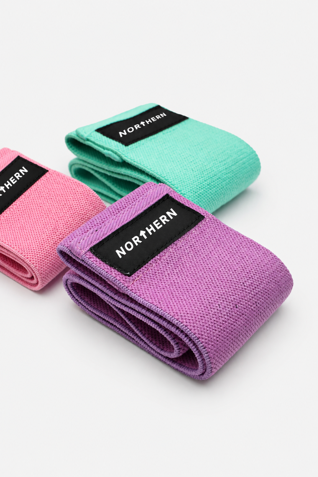 Set of 3 Hip Resistance Bands by Northern