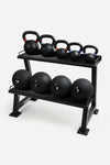 Multi Purpose 2 Tier Kettlebell Storage Rack