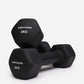 Neoprene Dumbbells Neoprene Coated Dumbbells Weight Training Dumbbells Home Gym Equipment Fitness Dumbbells Non-Slip Dumbbells Exercise Weights Comfort Grip Dumbbells Black 1