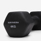 Neoprene Dumbbells Neoprene Coated Dumbbells Weight Training Dumbbells Home Gym Equipment Fitness Dumbbells Non-Slip Dumbbells Exercise Weights Comfort Grip Dumbbells Black 6