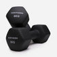 Neoprene Dumbbells Neoprene Coated Dumbbells Weight Training Dumbbells Home Gym Equipment Fitness Dumbbells Non-Slip Dumbbells Exercise Weights Comfort Grip Dumbbells Black 17