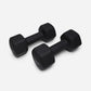 Neoprene Dumbbells Neoprene Coated Dumbbells Weight Training Dumbbells Home Gym Equipment Fitness Dumbbells Non-Slip Dumbbells Exercise Weights Comfort Grip Dumbbells Black 11