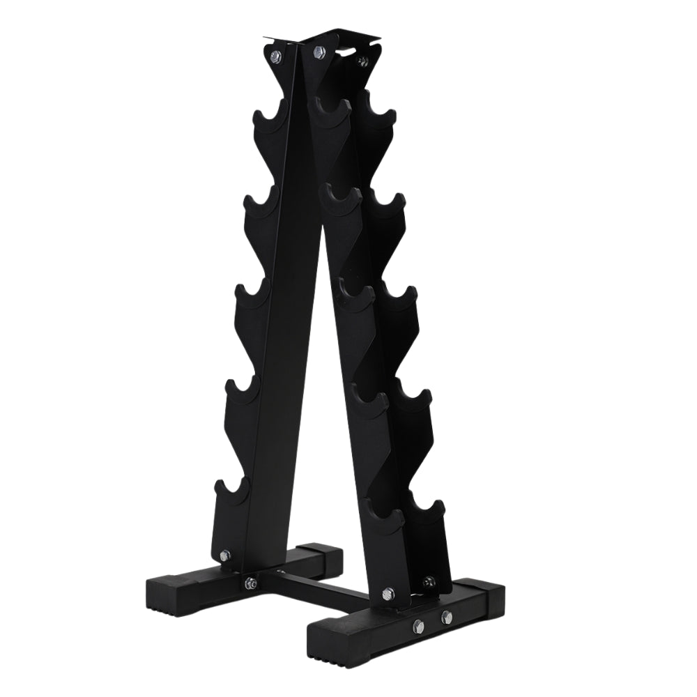 Hex Dumbbells Set + Flat Bench + Storage Rack