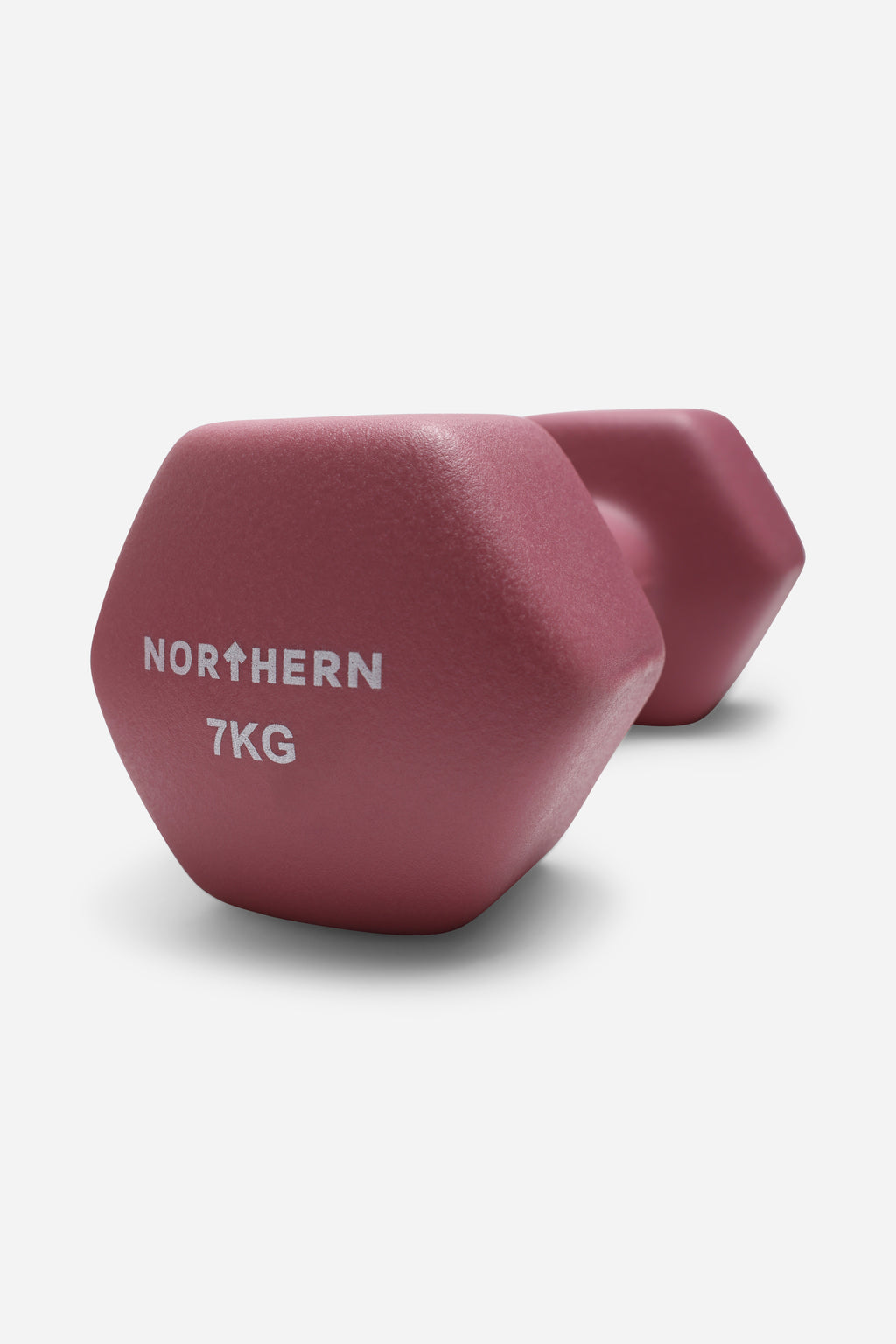 Northern Dusk Pink Neoprene Hex Dumbbells Pair - 7kg x 2 (14kg)