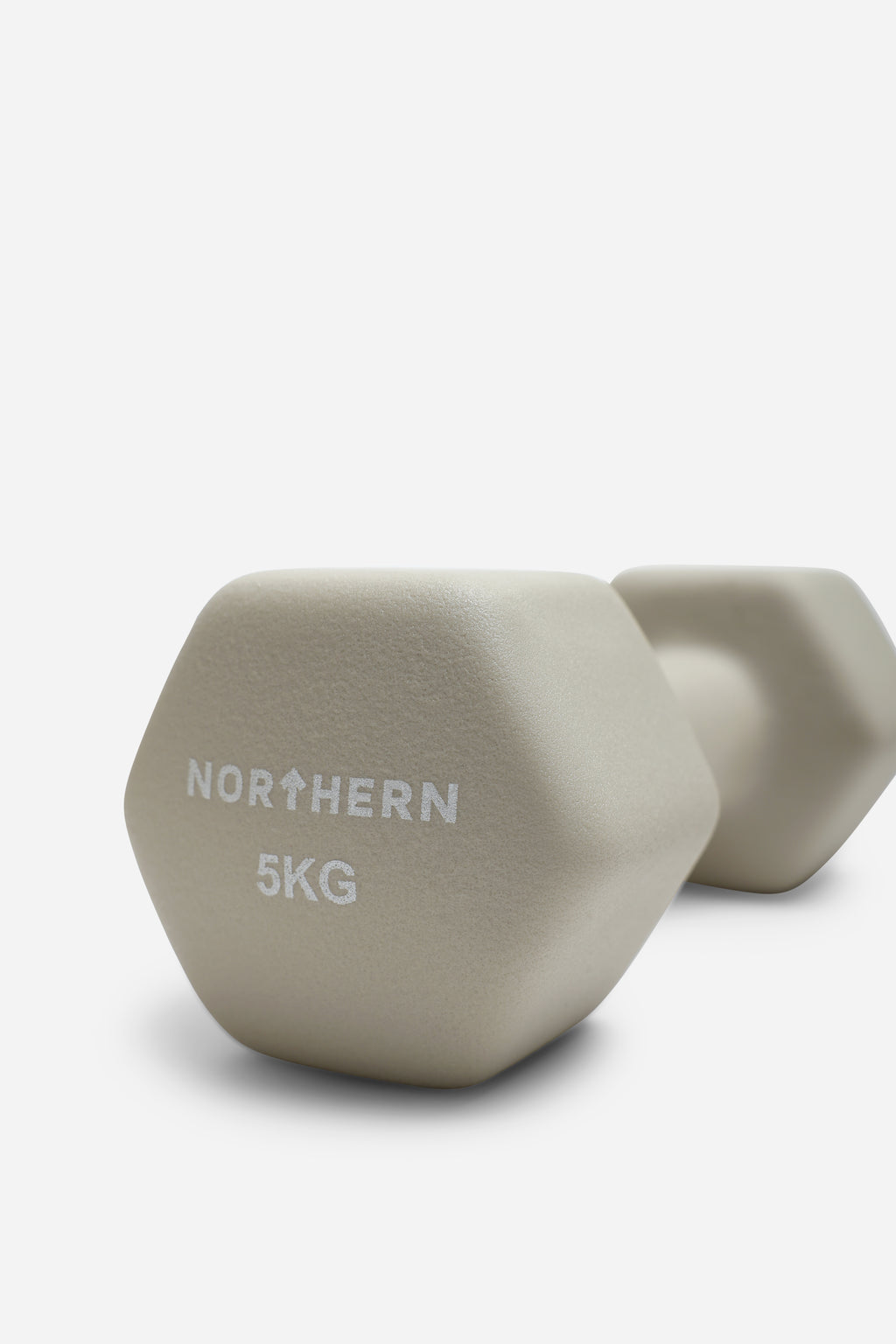 Northern Natural Stone Neoprene Hex Dumbbells Pair - 5kg x 2 (10kg)