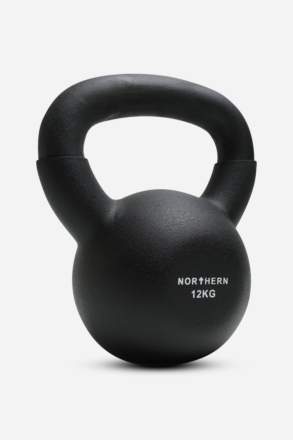 Northern Black Neoprene Coated Cast Iron Kettlebells - 12kg