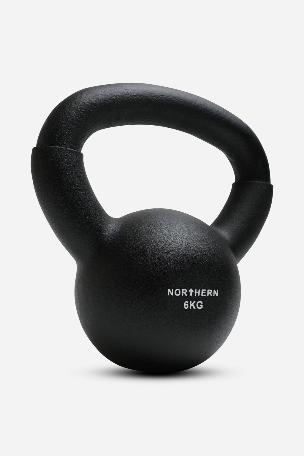 Northern Black Neoprene Coated Cast Iron Kettlebells - 6kg