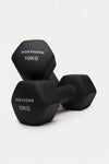 Northern 10KG Neoprene Hex Dumbbells
