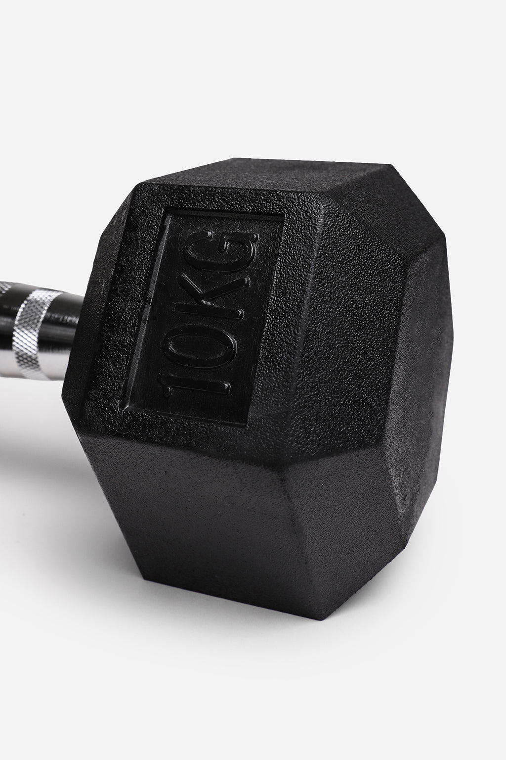 Northern 10kg Rubber Hex Dumbbells Pair