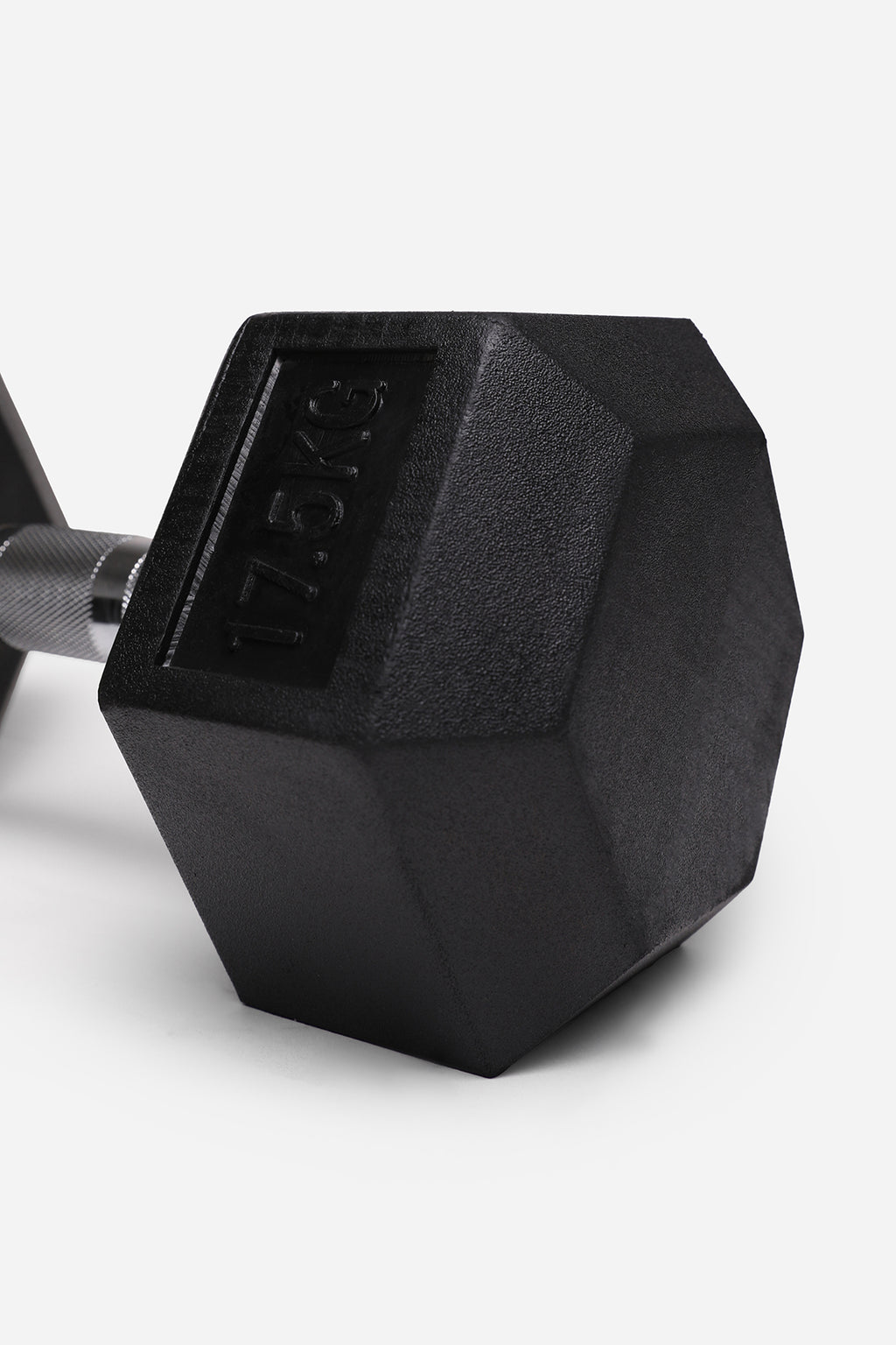 Northern 17.5kg Rubber Hex Dumbbells 