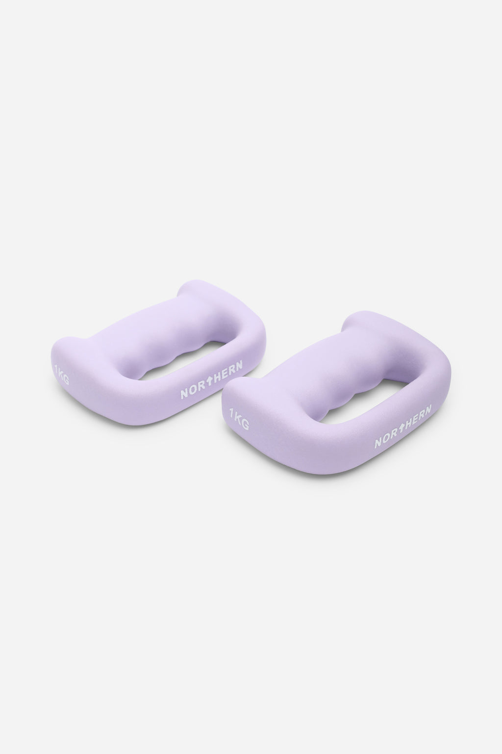 Northern 1Kg Soft Lavender Pair Hand Dumbbells for Shadow Boxing