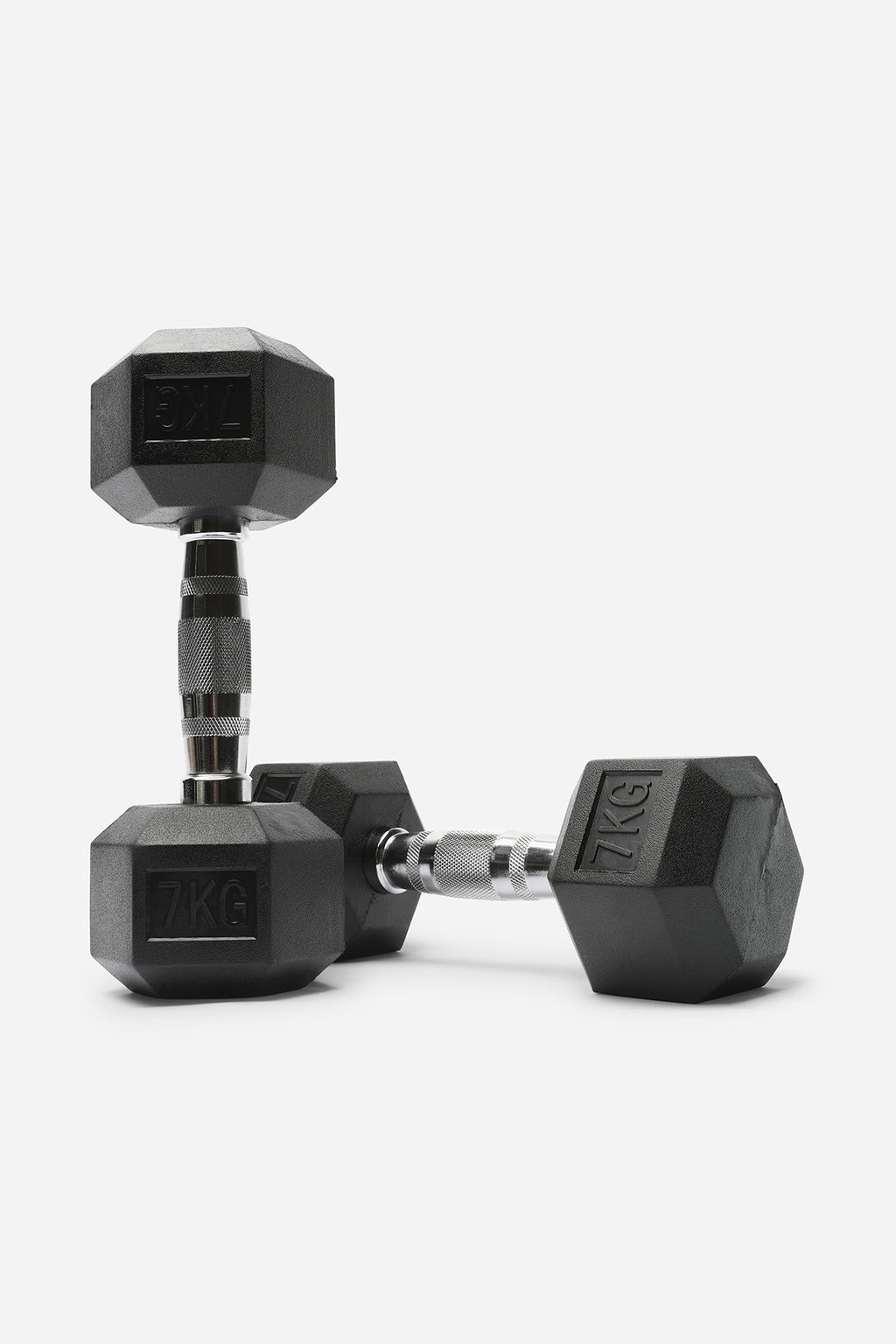 Northern 7KG Rubber Hex Dumbbells