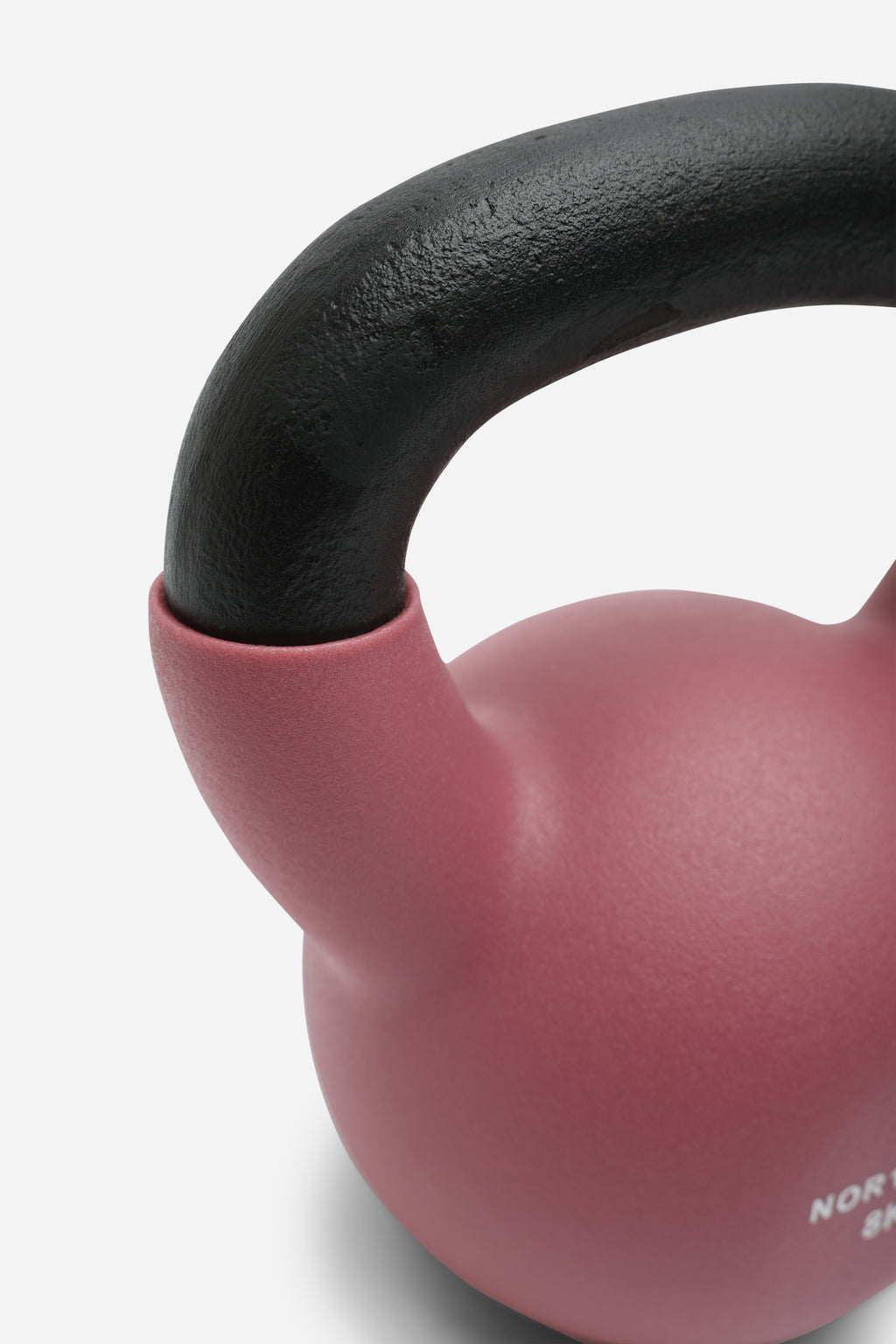 Northern 8KG Cast Iron Kettlebells Neoprene Coated Weights - Dusk Pink