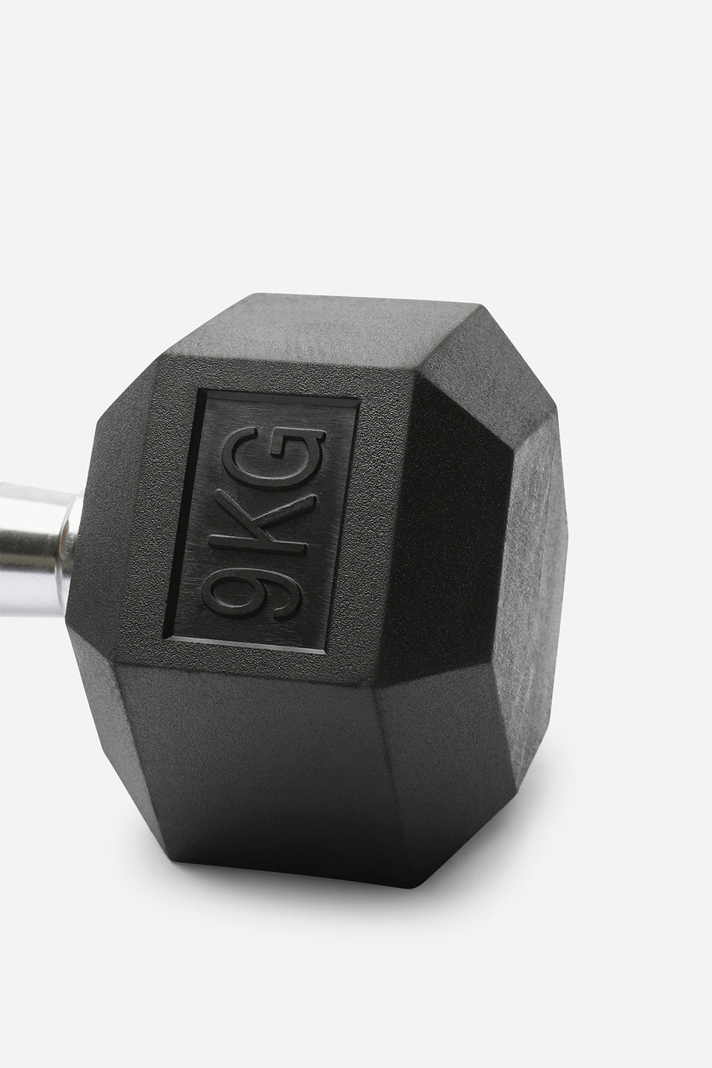 Northern 9kg Rubber Hex Dumbbells