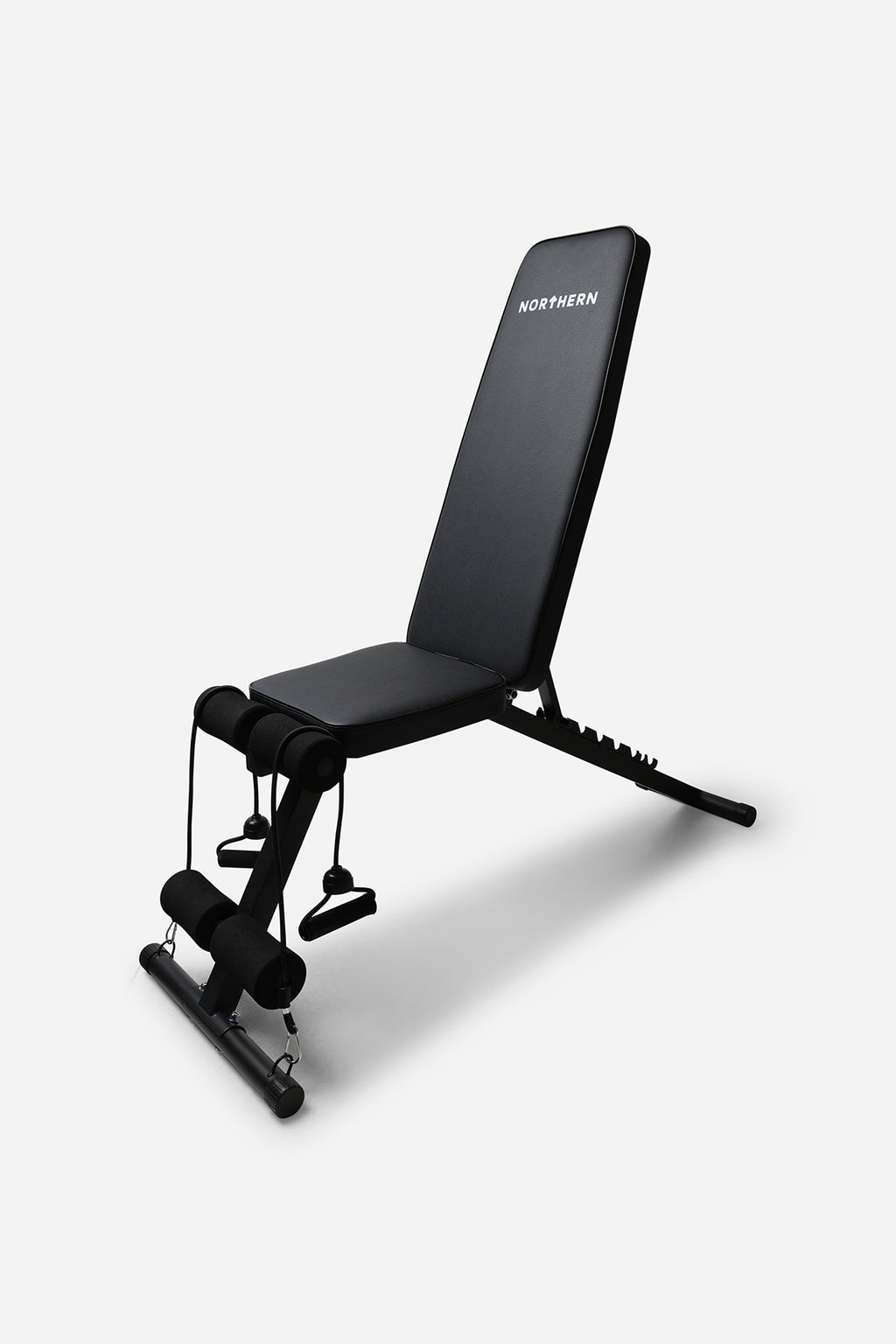 Northern Adjustable Weight Bench with Resistance Bands