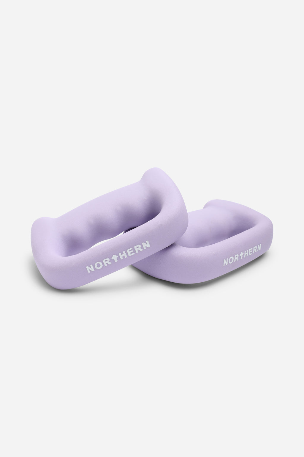 Northern Boxing Dumbbell​ D-Shaped 1Kg Pair Soft Lavender