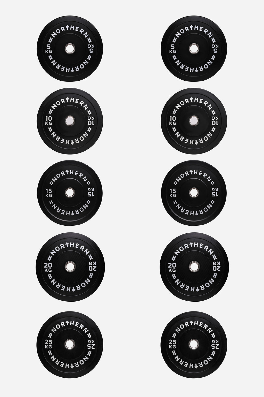 Northern Bumper Plates 150KG Set