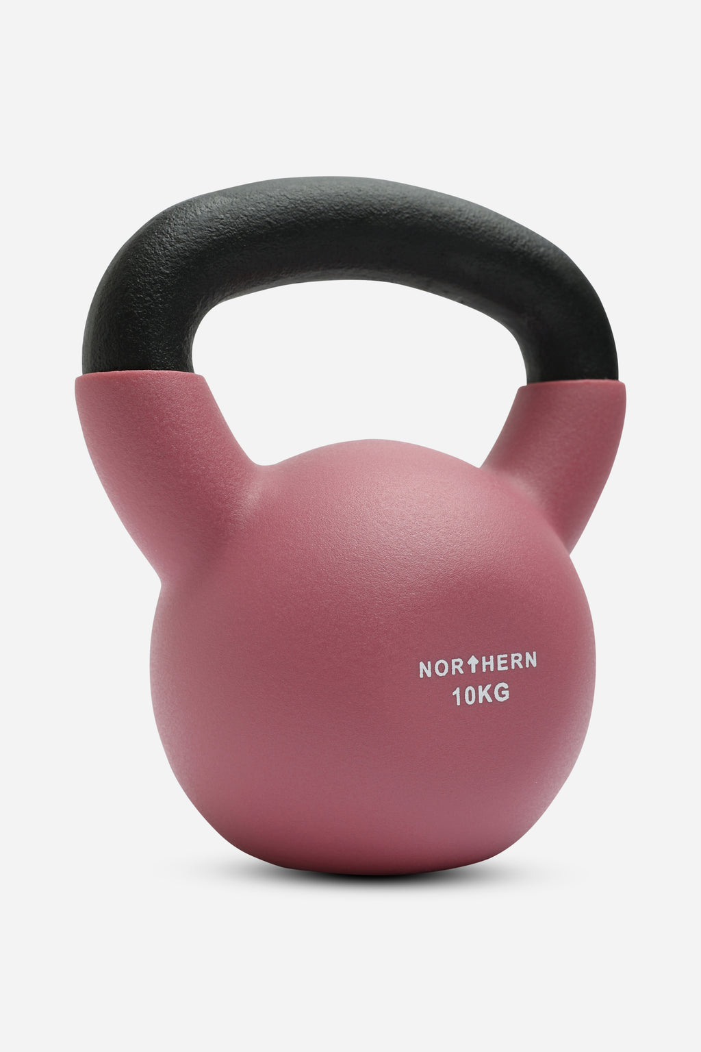 Northern Dusk Pink Neoprene Coated Cast Iron Kettlebells - 10kg