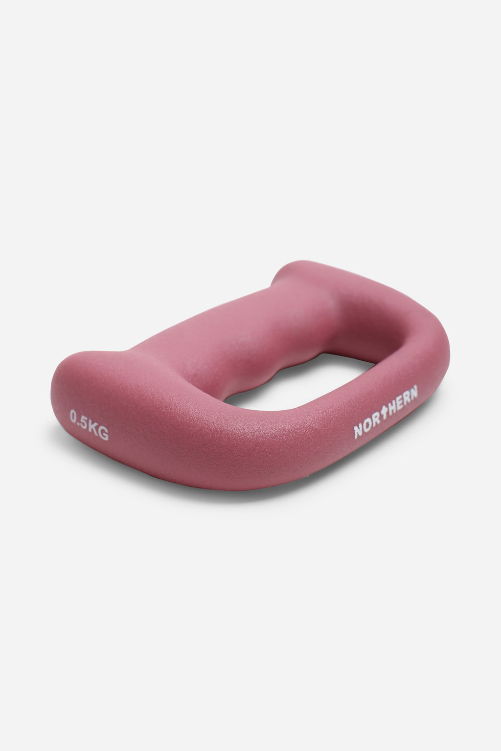Northern Hand D Grip Dumbbells 0.5kg Pair Dusk Pink