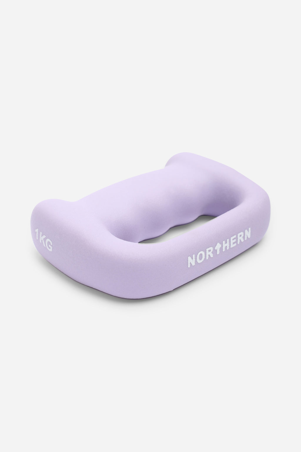 Northern Hand D Grip Dumbbells 1Kg Pair - Soft Lavender