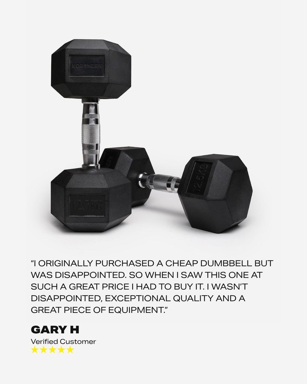 Northern Hex Dumbbells Positive Review