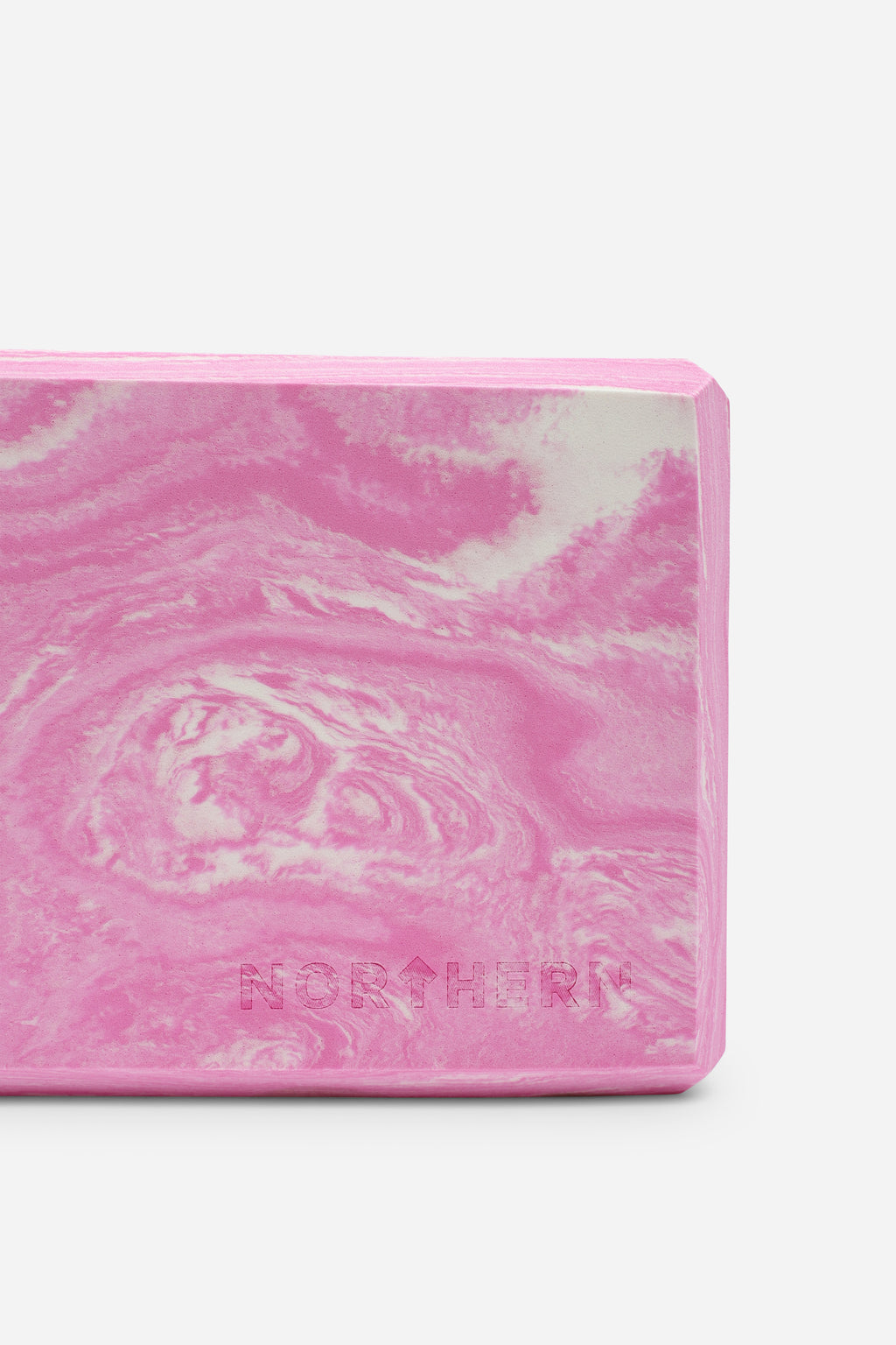 Northern High-Density Foam Yoga Blocks (Pink Marble)