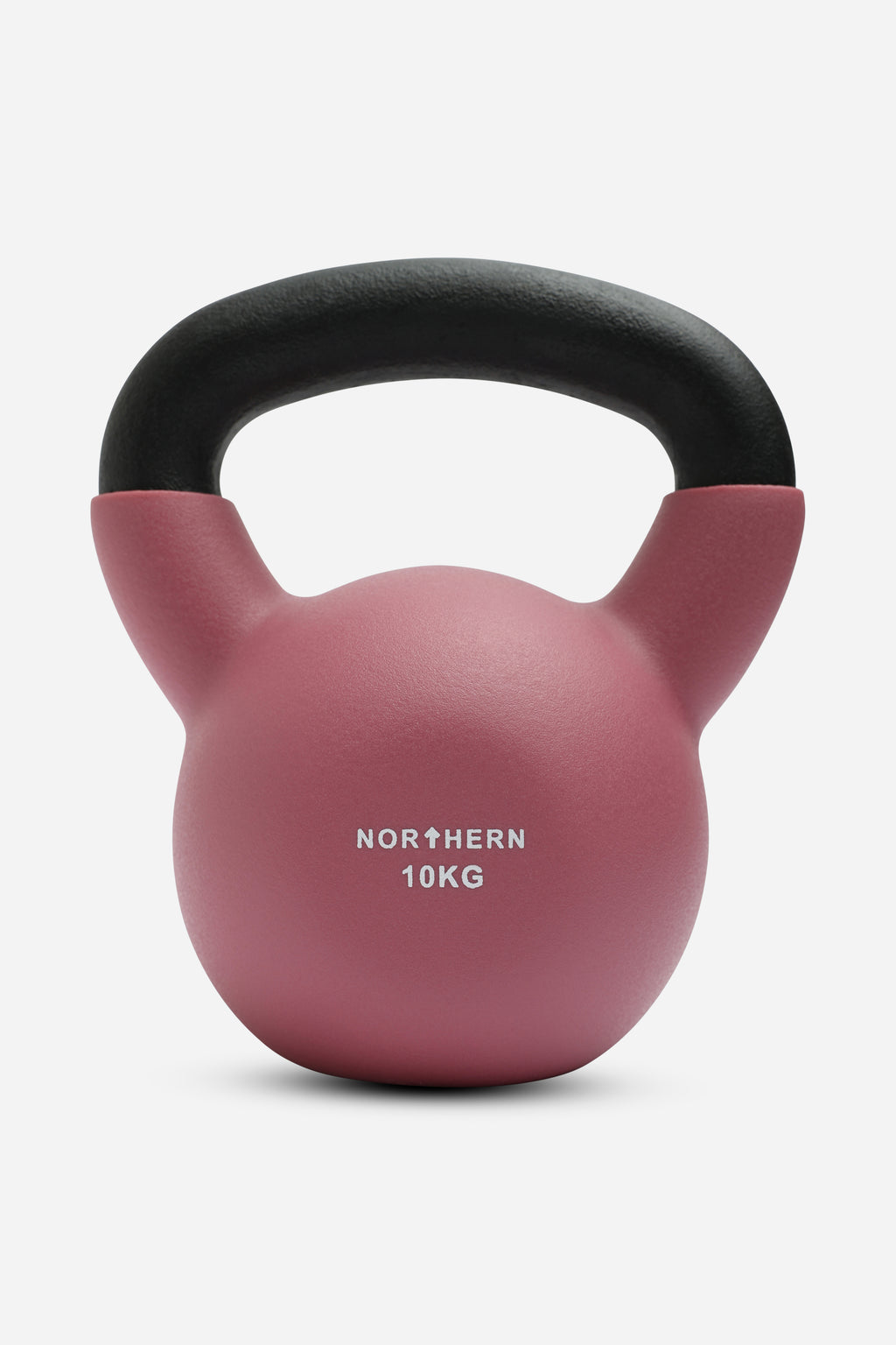 Northern Neoprene Coated Cast Iron Kettlebell 10kg Dusk Pink