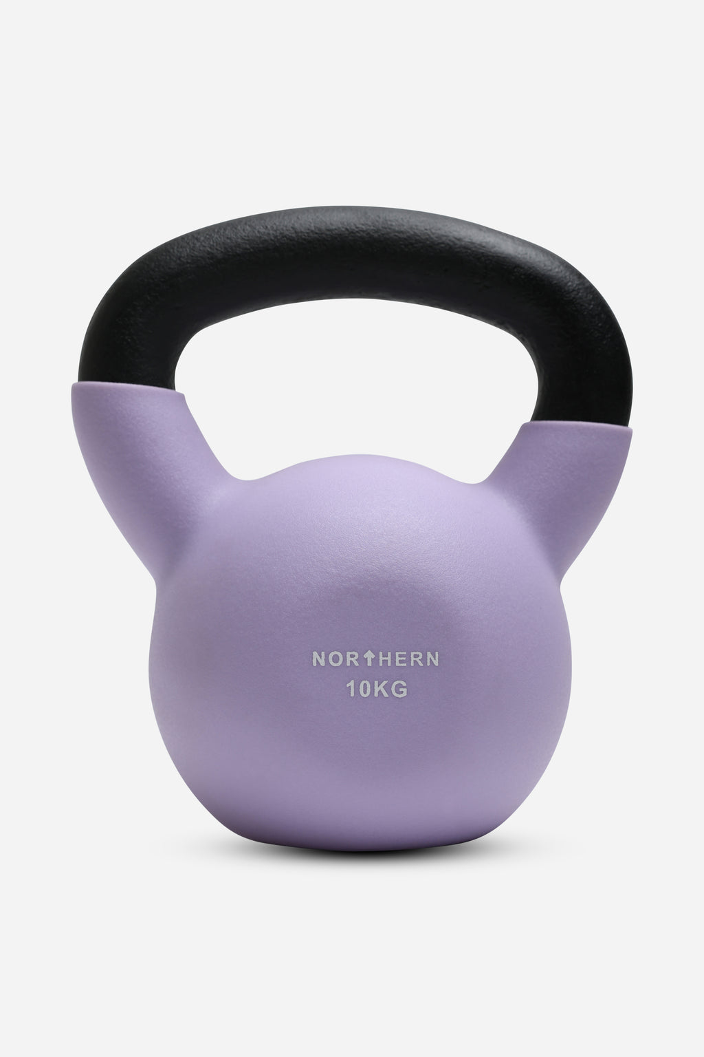 Northern Neoprene Coated Cast Iron Kettlebell 10kg Soft Lavender