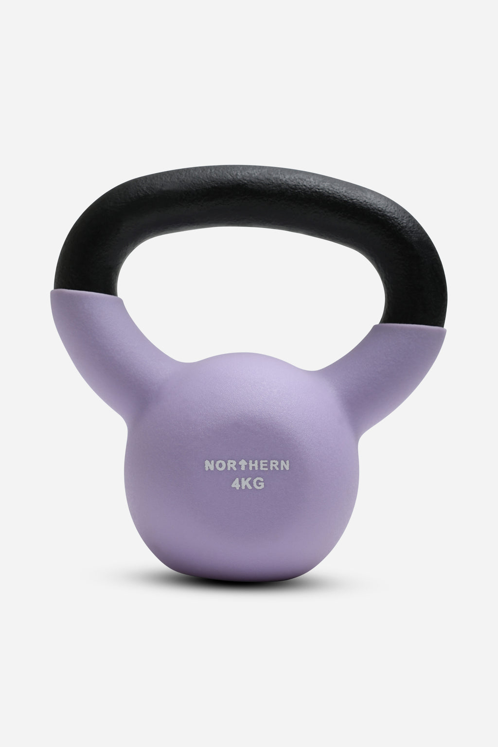 Northern Neoprene Coated Cast Iron Kettlebell 4kg Soft Lavender