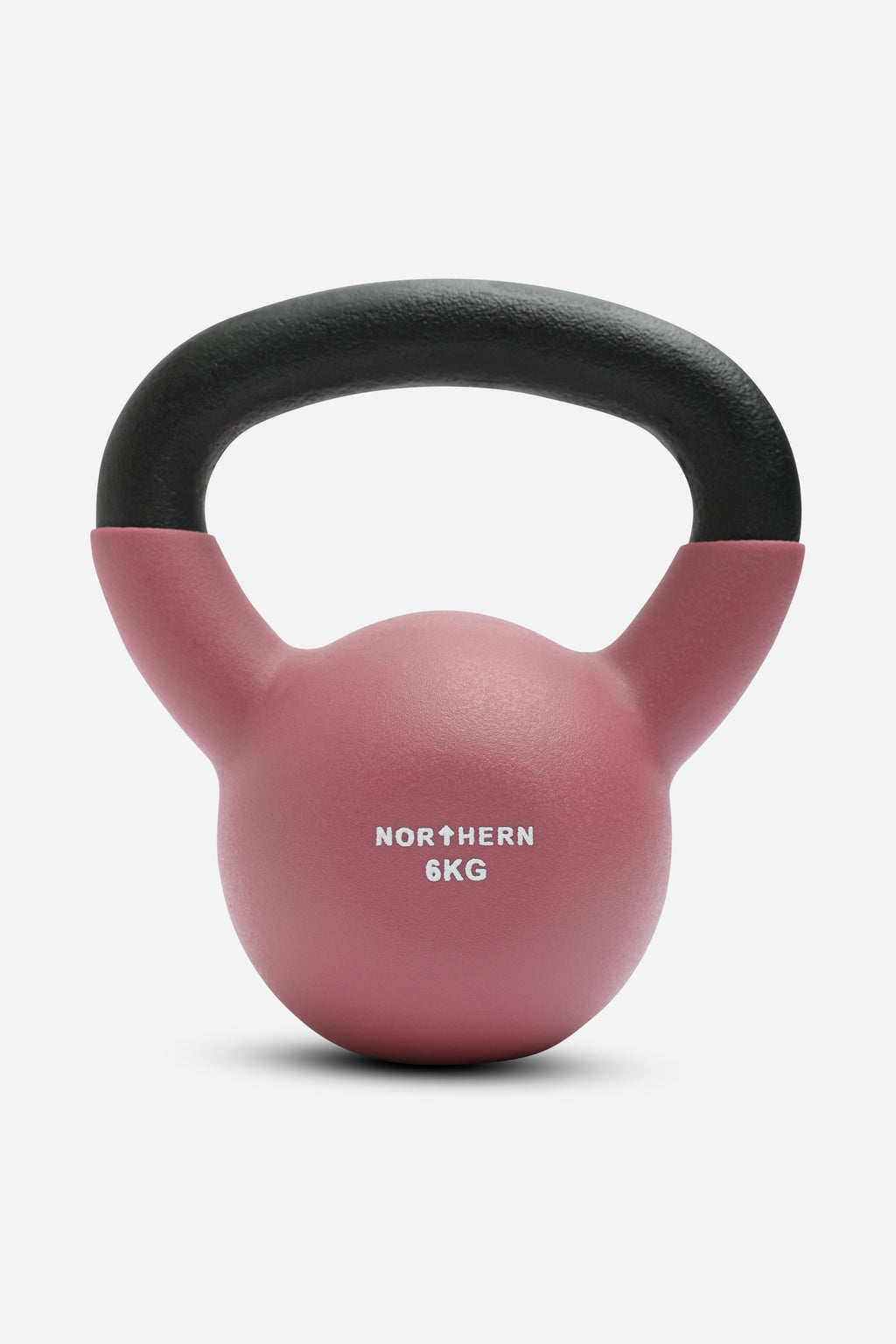 Northern Neoprene Coated Cast Iron Kettlebell 6Kg Dusk Pink
